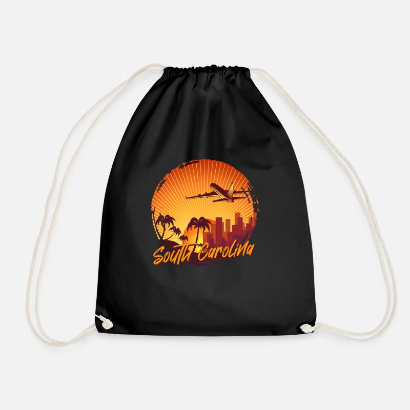 South Carolina - Turnbeutel - Schwarz