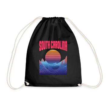 South Carolina - Turnbeutel - Schwarz - Vorne