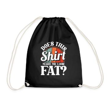 Humour noir Cette chemise me fait-elle paraître grosse - Sac de sport léger - noir - Devant