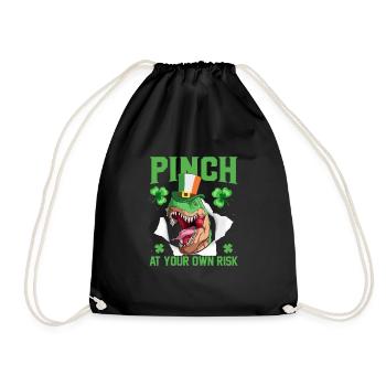 Irish St Patricks Day Funny Saint Patricks Day - Drawstring Bag - black - Front