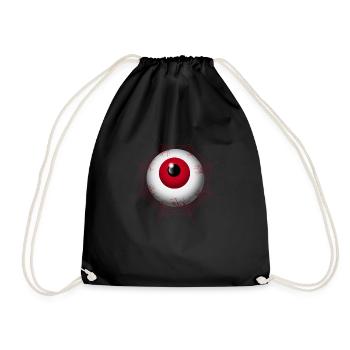 Spooky Scary Eyeball Funny Halloween Party Night - Sac de sport léger - noir - Devant