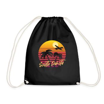 South Dakota - Turnbeutel - Schwarz - Vorne