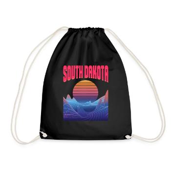 South Dakota - Turnbeutel - Schwarz - Vorne