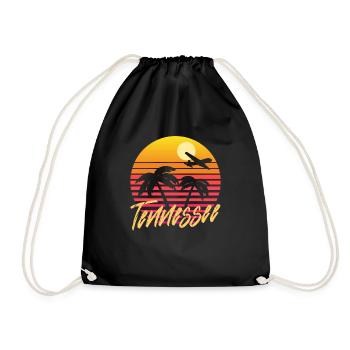 Tennessee - Drawstring Bag - black - Front