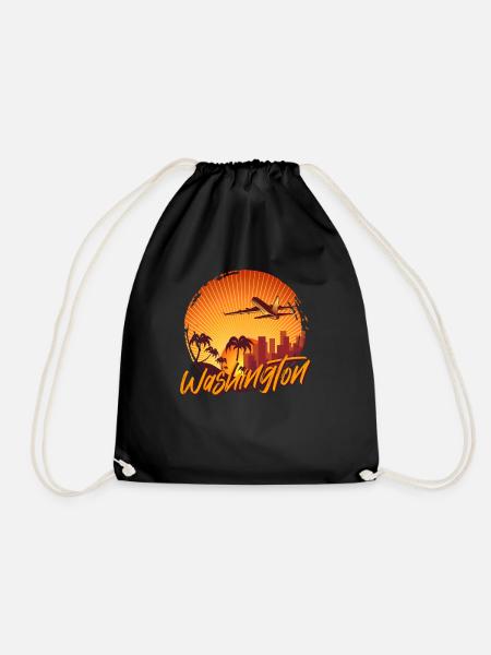Washington - Turnbeutel - Schwarz