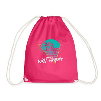 West Virginia - Turnbeutel - Fuchsia - Vorne