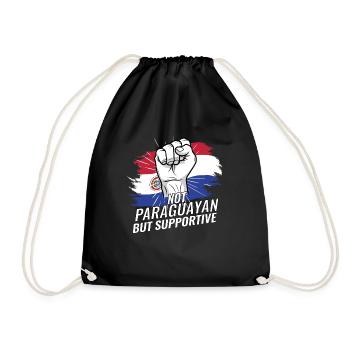 Pas le drapeau paraguayen mais le drapeau du Paraguay - Sac de sport léger - noir - Devant