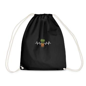 Carotte Légumes de carotte - Sac de sport léger - noir - Devant