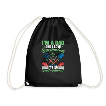 Je suis une blague drôle de papa pour la fête des pères - Sac de sport léger - noir - Devant