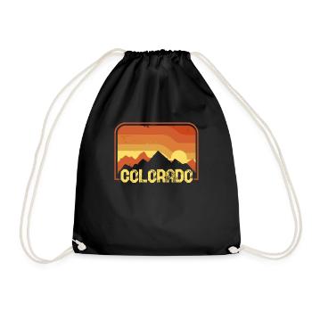 colorado - Turnbeutel - Schwarz - Vorne
