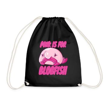 Costume de Blobfish - Visage de poisson Blob laid - - Sac de sport léger - noir - Devant