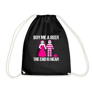 Enterrement de vie de garçon grondant enterrement de vie de garçon - Sac de sport léger - noir - Devant