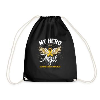 Sarcoma Cancer Awareness - Drawstring Bag - black - Front