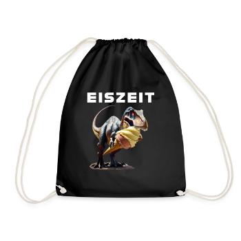 L’ère glaciaire avec les dinosaures - Sac de sport léger - noir - Devant