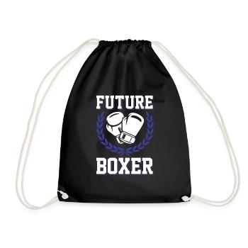 boxer future - Turnbeutel - Schwarz - Vorne