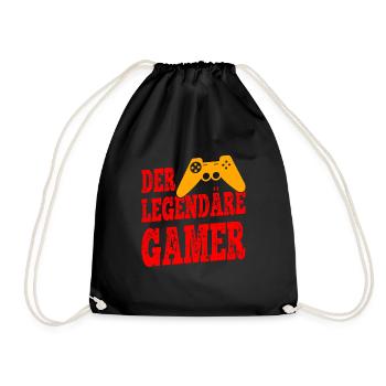 Le joueur légendaire - Sac de sport léger - noir - Devant