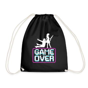 Bachelor party rumbling bachelor party - Drawstring Bag - black - Front