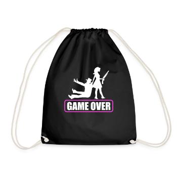 Bachelor party rumbling bachelor party - Drawstring Bag - black - Front