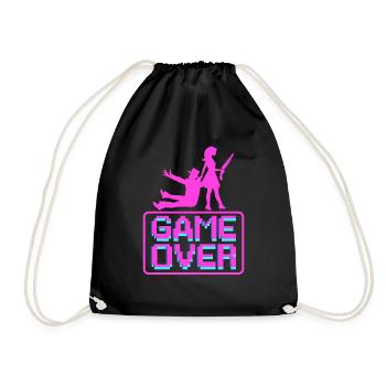 Bachelor party rumbling bachelor party - Drawstring Bag - black - Front