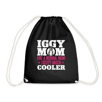 Italian Greyhound Greyhound Dogs - Drawstring Bag - black - Front