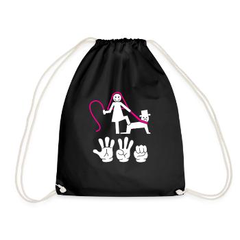 Enterrement de vie de garçon et de jeune fille enterrement de vie de garçon hommes - Sac de sport léger - noir - Devant