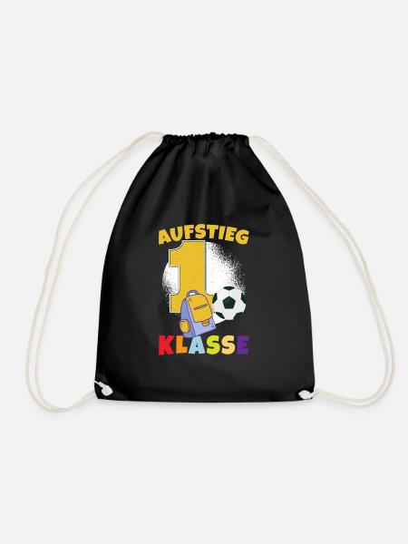 Aufstieg 1. Klasse - Turnbeutel - Schwarz
