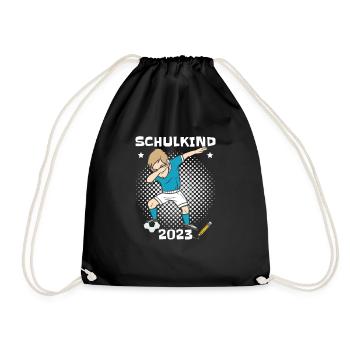 Schulkind 2023 - Turnbeutel - Schwarz - Vorne