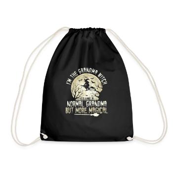 Je suis la grand-mère sorcière C’est comme une grand-mère normale - Sac de sport léger - noir - Devant