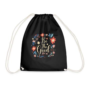 Soyez le bon verset biblique Psaume - Sac de sport léger - noir - Devant