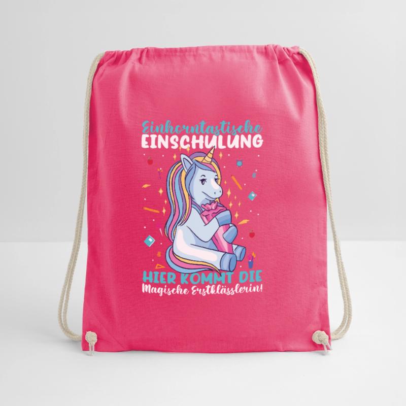 Einhorn Schulkind Geschenk Turnbeutel