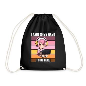 Console de jeu PC Gamer Girl Gamer Girl - Sac de sport léger - noir - Devant