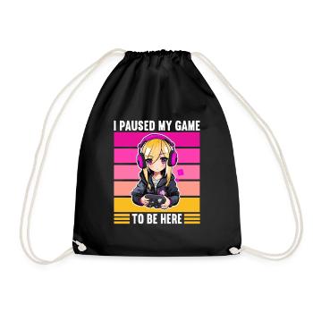 Console de jeu PC Gamer Girl Gamer Girl - Sac de sport léger - noir - Devant