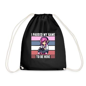 Console de jeu PC Gamer Girl Gamer Girl - Sac de sport léger - noir - Devant