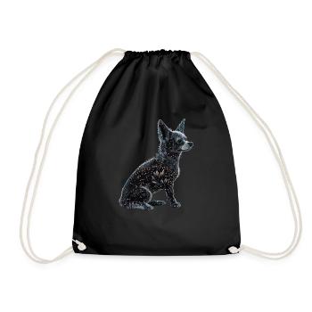 Chihuahua | Puppy Mom Funny Dog Cute Beautiful - Drawstring Bag - black - Front