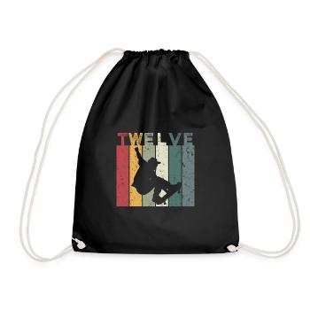 Douze - Sac de sport léger - noir - Devant