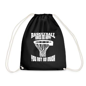 Basketball Basketball Player Basketball Team - Sac de sport léger - noir - Devant