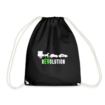 Conducteur de véhicule électrique rEVolution EV - Sac de sport léger - noir - Devant