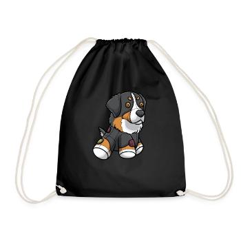 Berner Sennenhund Hund Bouvier Bernois Als - Turnbeutel - Schwarz - Vorne