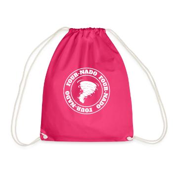 4ème anniversaire Tornade Thème Fournado Four Nado 4 - Sac de sport léger - fuchsia - Devant