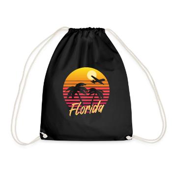 florida - Turnbeutel - Schwarz - Vorne