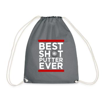 Lancer du poids Athlétisme - Sac de sport léger - gris - Devant