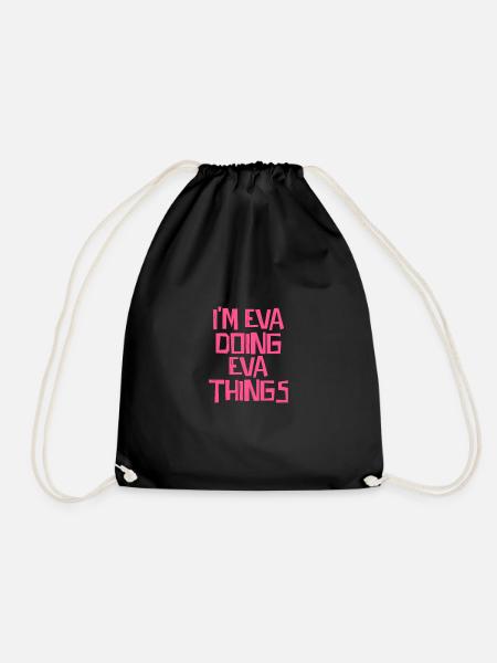 I'm Eva doing Eva things - Turnbeutel - Schwarz
