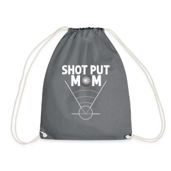 Lancer du poids Athlétisme - Sac de sport léger - gris - Devant