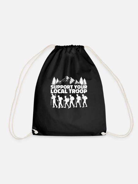 Soutien scout - Sac de sport léger - noir