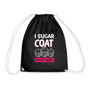 I Enrobage de sucre tout - Sac de sport léger - noir - Devant