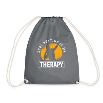 Lancer du poids Athlétisme - Sac de sport léger - gris - Devant