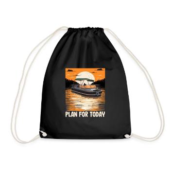 Planifiez pour aujourd’hui La vie en bateau à moteur est meilleure au - Sac de sport léger - noir - Devant