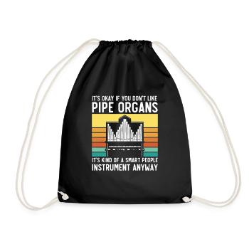 Organiste : organiste, organiste d’église, orgue - Sac de sport léger - noir - Devant