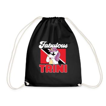 Drapeau de Trinité-et-Tobago - Sac de sport léger - noir - Devant