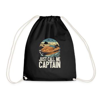 Appelez-moi simplement Captain Pontoon King Motorboating - Sac de sport léger - noir - Devant